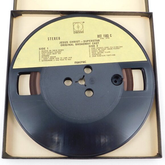 Jesus Christ Superstar Original Broadway Cast UNTESTED Reel To Reel 3 3/4 IPS - Picture 3 of 5